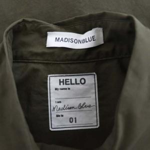 MADISONBLUE J.BRADLEY CUFF SHIRT シャツ 1 カーキ