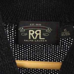 RRL ショールカラーニットカーディガン 長袖 XS ブラック