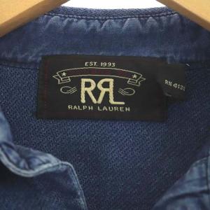 RRL デニムライクシャツ XS ネイビー
