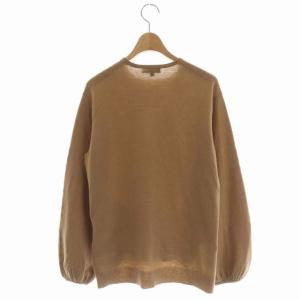 Drawer 16Gバルーンスリーブクルーニットセーター 2 キャメル