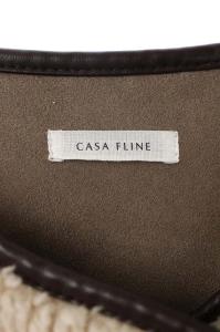 CASA FLINE ボアロングコート ロング F ベージュ