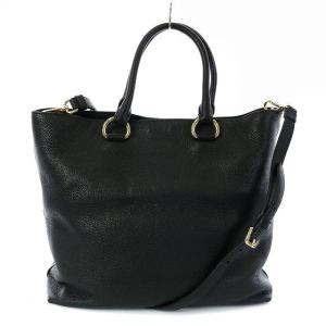 PRADA 1BG865 2WAY トートバッグ レザー 黒