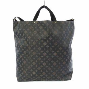 russet Daily russet ナイロンジャガード トートバッグ 2WAY モノグラム グレー