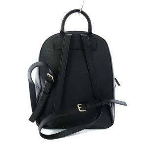 agnes b. レザーバックパック 牛革 ブラック