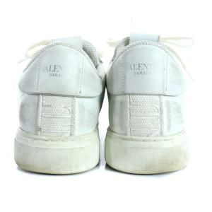 VALENTINO GARAVANI VLTN ロゴ 加工 ローカット スニーカー 25.0cm 白