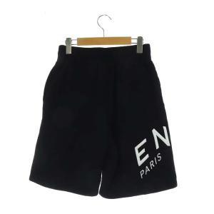 GIVENCHY エンブロイダリーロゴスウェットショーツ ハーフパンツ 刺繍 裏パイル S ブラック