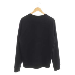 VALENTINO 20AW VLTN ロゴ プリントスウェット 裏パイル M ブラック