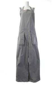 コットンサロペット パンツ ワイド 38 グレー