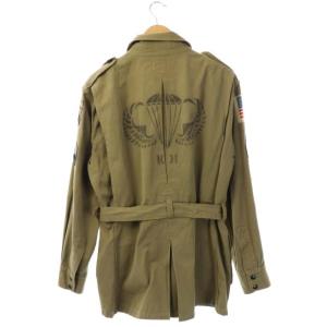 BUZZ RICKSON’S PARACHUTE JUMPER パラシュートジャケット 40R カーキ