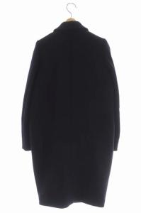 ENFOLD ウールチェスターコート ロング ネイビー