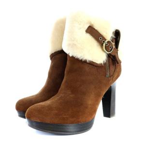 UGG australia W SCARLETT ショートブーツ ハイヒール ブラウン