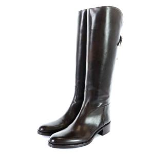 SARTORE レザーロングブーツ ブラウン