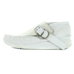 visvim ハラコ モカシン リングシューズ レザー フラット US10 ホワイト