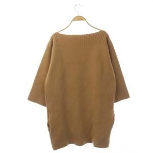 Drawer オフショルダーカシミヤニットワンピース 長袖 2 ベージュ