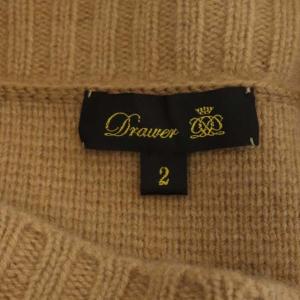 Drawer オフショルダーカシミヤニットワンピース 長袖 2 ベージュ
