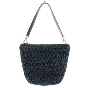 DOLCE&GABBANA かごバッグ 紺 ネイビー