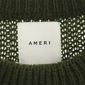 Ameri VINTAGE ニット セーター 畦編み カーキグリーン