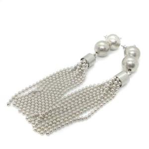 Ameri VINTAGE 20AW UNDRESSED CHAIN TASSEL PIERCE ピアス シルバー