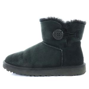 MINI BAILEY BUTTON 2 ムートンブーツ 25cm ブラック