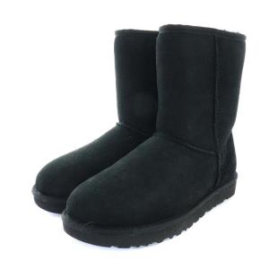 UGG australia CLASSIC SHORT 2 ムートンブーツ フラット 裏ボア ブラック