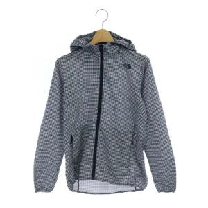 THE NORTH FACE Vent Mesh Hoodie ライトパーカー チェック ネイビー ホワイト NPW21784