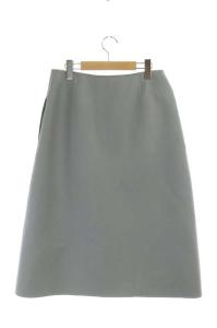 Drawer ウールケヌキラップスカート 40 グレー