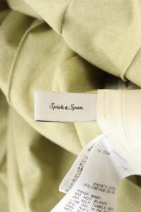 Spick&Span 20SS フェイクレザープリーツスカート ロング フレア 36 アイボリー