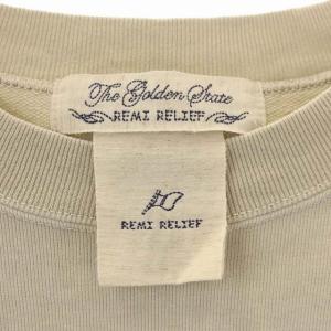 REMI RELIEF アパルトモン取扱 オーバーサイズスウェットトレーナー F グレージュ