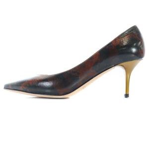 JIMMY CHOO パンプス パテントカーフポインテッドトゥ ピンヒール ハイヒール22.5cm ブラウン