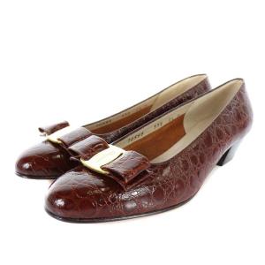 BOUTIQUE SEMPIONE ヴァラ レザーパンプス  