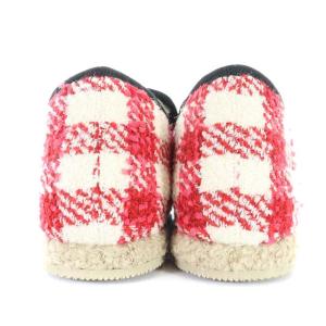 GUCCI 575850 20AW ホースビット ローファー チェック ボア 37 レッド系