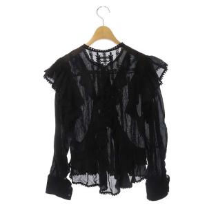 ISABEL MARANT ETOILE ALEA ブラウス 長袖 34 黒 ブラック