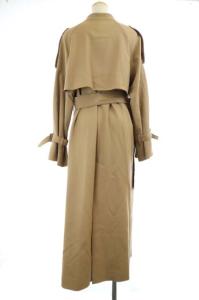 ebure トレンチコート ロング ベルト付き 36 ベージュ