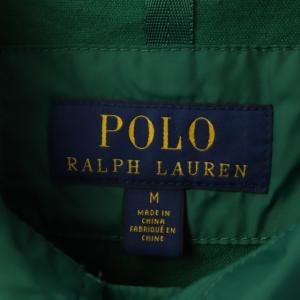 POLO RALPH LAUREN VARSITY COACH JACKET ワッペン装飾  スナップボタン グリーン