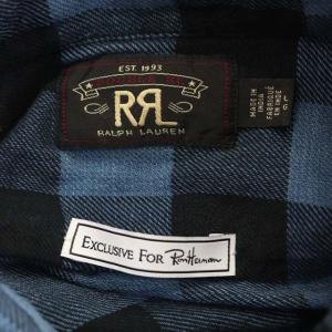 RRL Ron Herman別注 Farrel Long Sleeve Shirt シャツ LG ネイビー