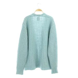 Ron Herman RHC アルパカローゲージカーディガン M ライトブルー