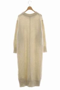Spick&Span 20AW WHITE YAK ニットワンピース ライトベージュ
