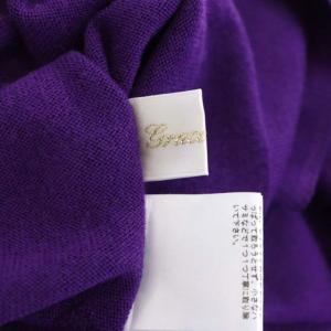 Grace Class 20AW アシメフリルニットトップス セーター 長袖 ウール 36 パープル
