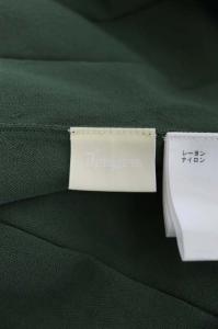 Diagram GRACE CONTINENTAL 21SS パフプリーツスクエアネックニットワンピース 36 グリーン