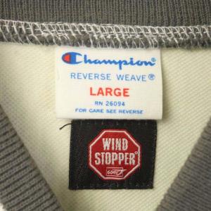 Champion コットンスタジャン プリント L グレー