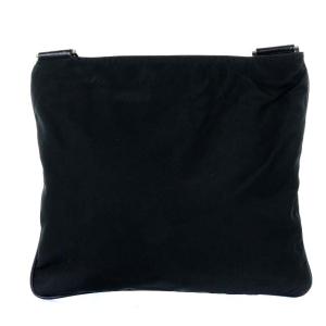 PRADA ロゴナイロンショルダーバッグ ブラック