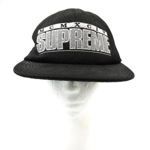 Supreme 18SS MCMXCIV ZIGZAG 6Panel Cap キャップ メッシュ ブラック