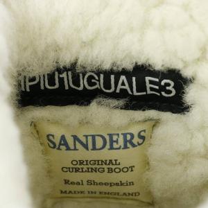 1PIU1UGUALE3 SANDERS CURLING ZIP BOOTS ショートブーツ 25cm ベージュ