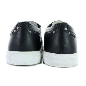 SARTORE メダリオンスタッズスニーカー ブラック