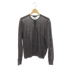 18Gクルーネックカーディガン 2 チャコールグレー