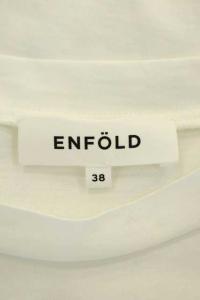 ENFOLD 21AW ダブルクロススリーブレイヤーDRESS ブラック