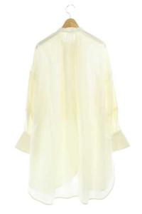 ENFOLD 21AW SOMELOS ツイルオーバーロングブラウス アイボリー