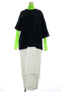 22SS バックウォーム レイヤードDRESS ワンピース 38