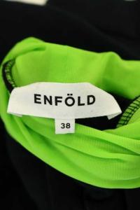 ENFOLD 22SS バックウォーム レイヤードDRESS ワンピース 38