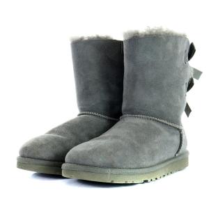 1002954 MINI BAILEY BOW ムートンブーツ 22cm グレー
